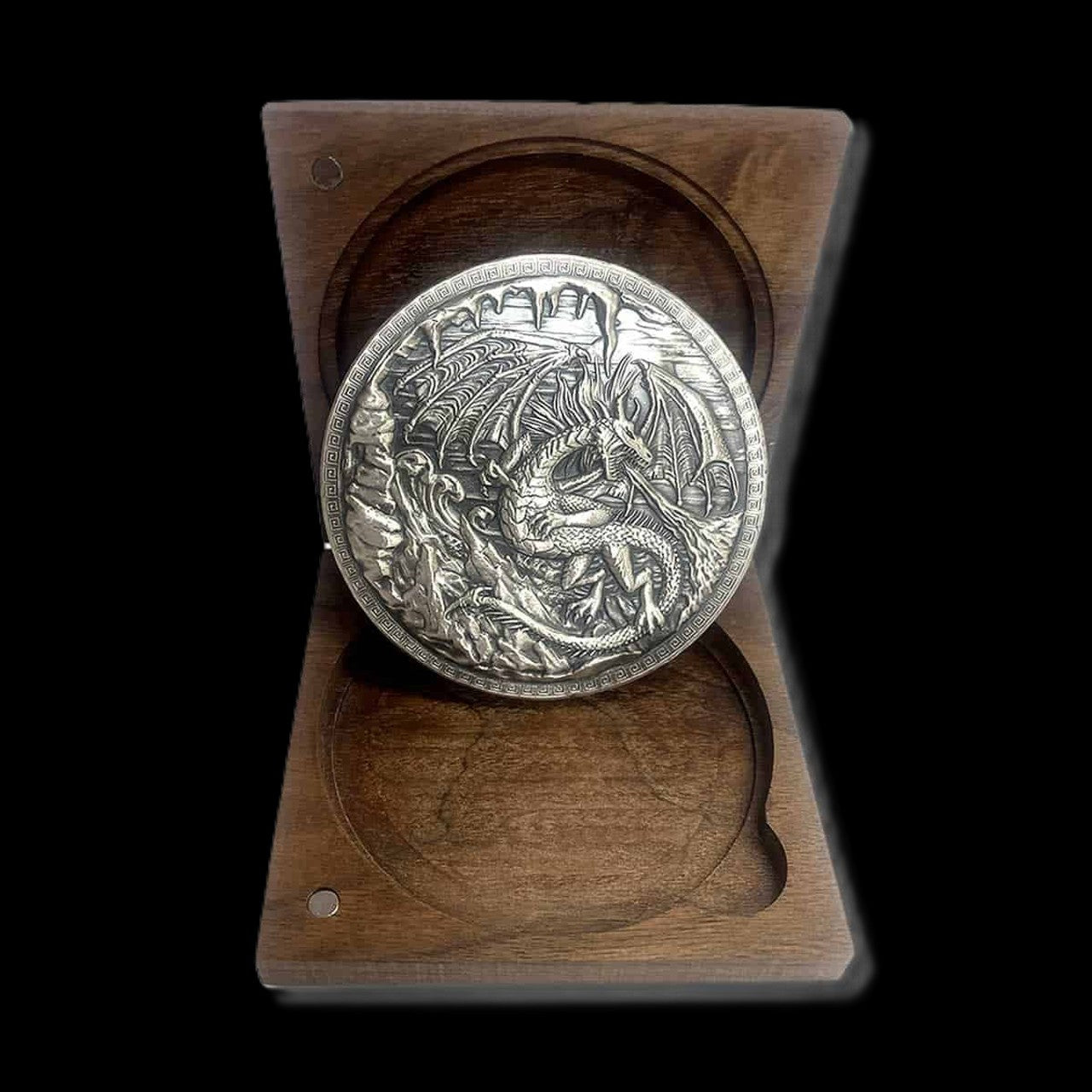 Silver Dragon vs. Viking 10 oz .999 Silver Coin