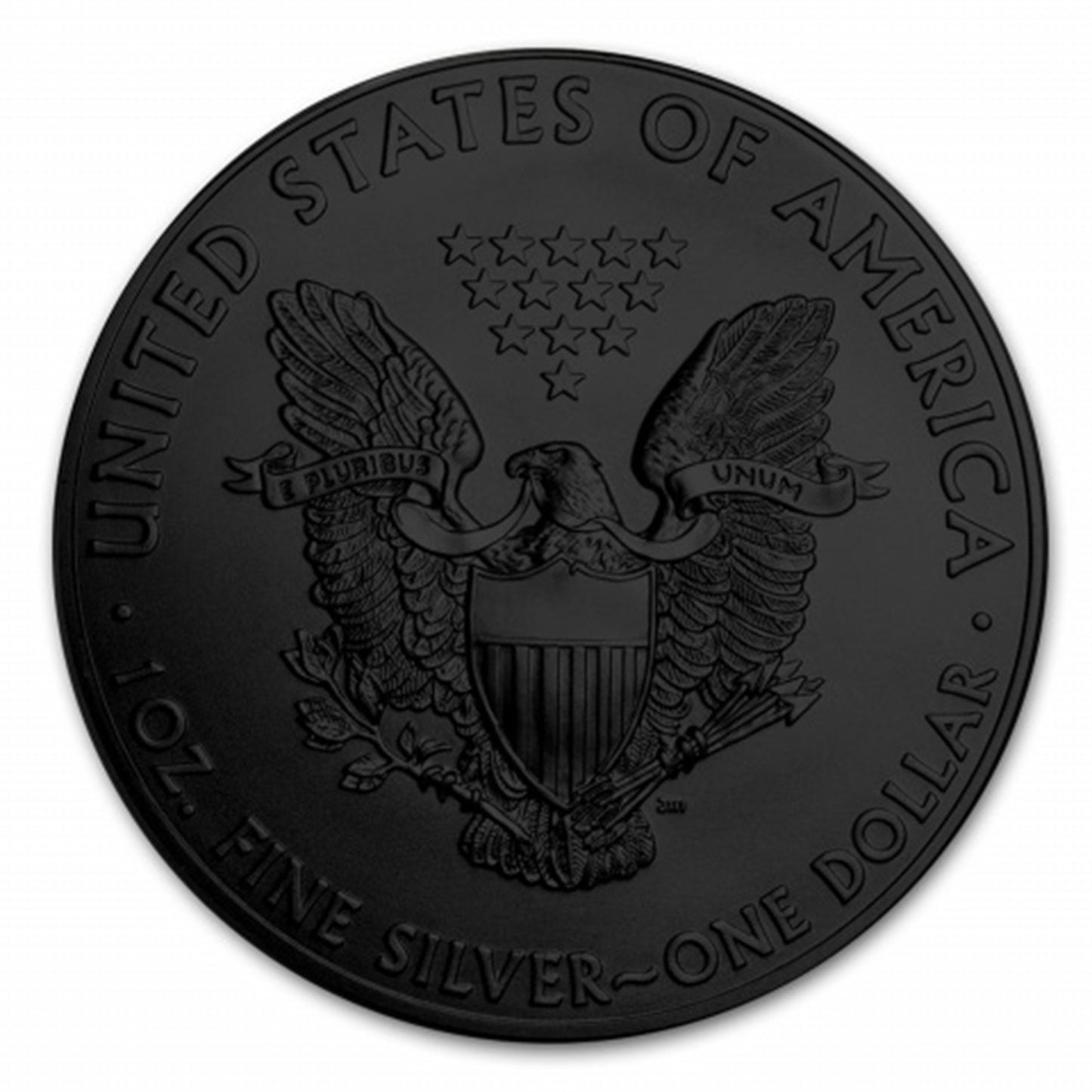 2014 American Eagle Burning Liberty 1oz .999 Silver, Ruthenium, 24k Gold Golding