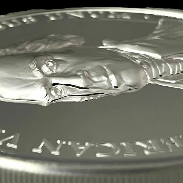 2021 Silver American Virtues Independence 10 oz .999 Silver Coin