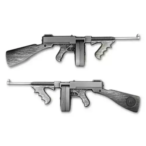 2024 Thompson Submachine Gun 2 oz .999 Silver