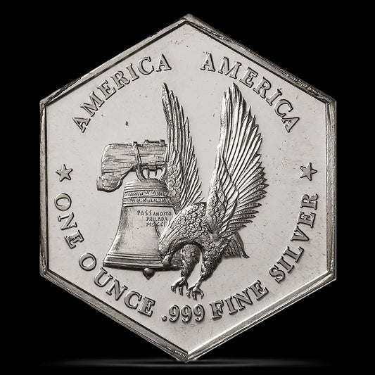Hexagon International Trade Unit 1 oz .999 Silver Coin
