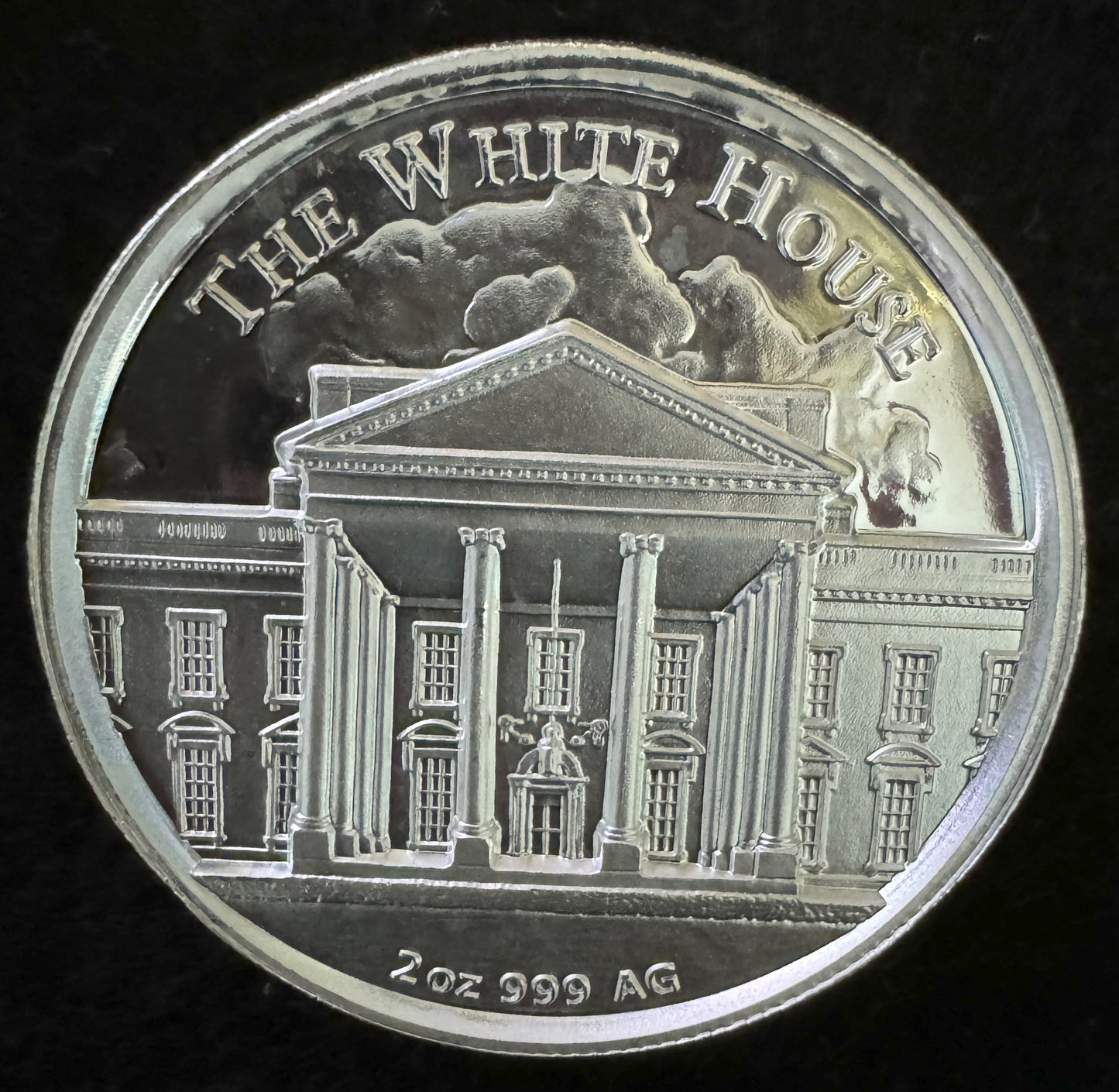 2020 President Trump High Relief 2 oz .999 Silver Coin