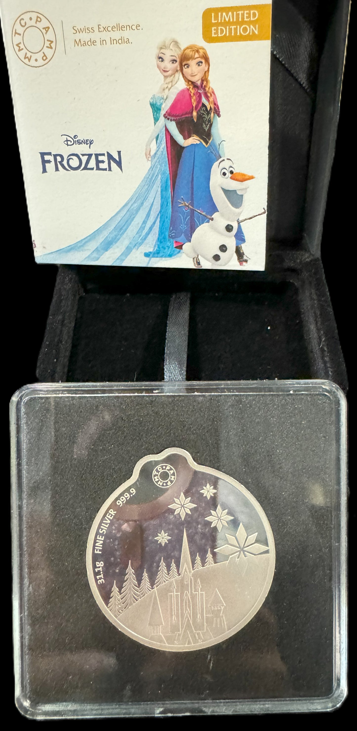 2022 Disney Frozen Colorized 1 oz .999 Silver Coin
