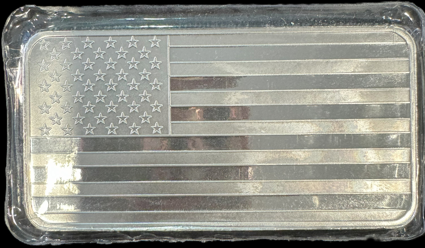 American Flag 10 oz .999 Silver Bar