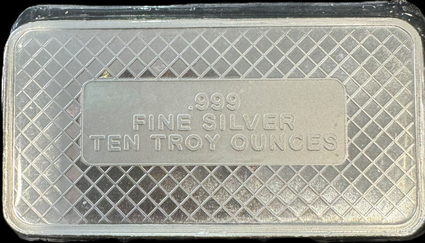 American Flag 10 oz .999 Silver Bar