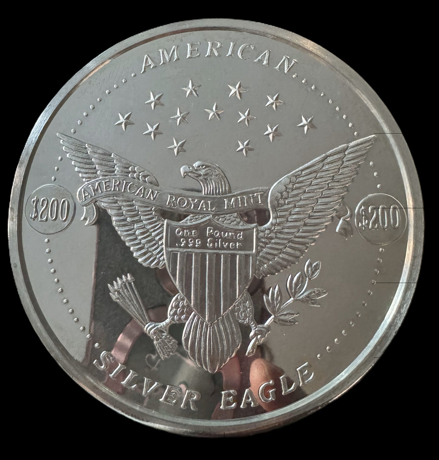 American Eagle 14.6 oz .999 Silver Coin
