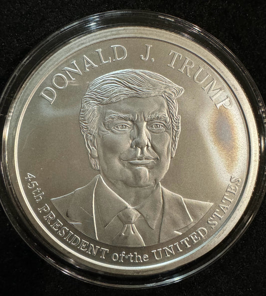 2021 Donald J. Trump 45th President 5 oz .999 Silver Coin
