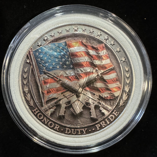 2024 American Eagle Lady Liberty US Honor Duty Pride 1oz .999 Silver Coin