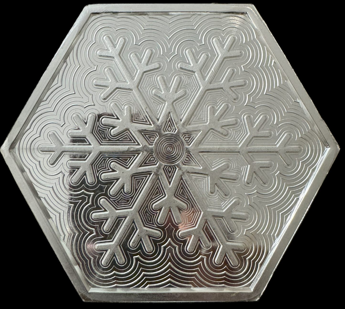 Snowflake 10 oz .999 Silver Hexagon