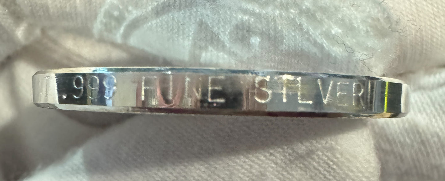 1996 Limited Edition Klondike Gold Rush Centennial 1 oz .999 Silver Coin