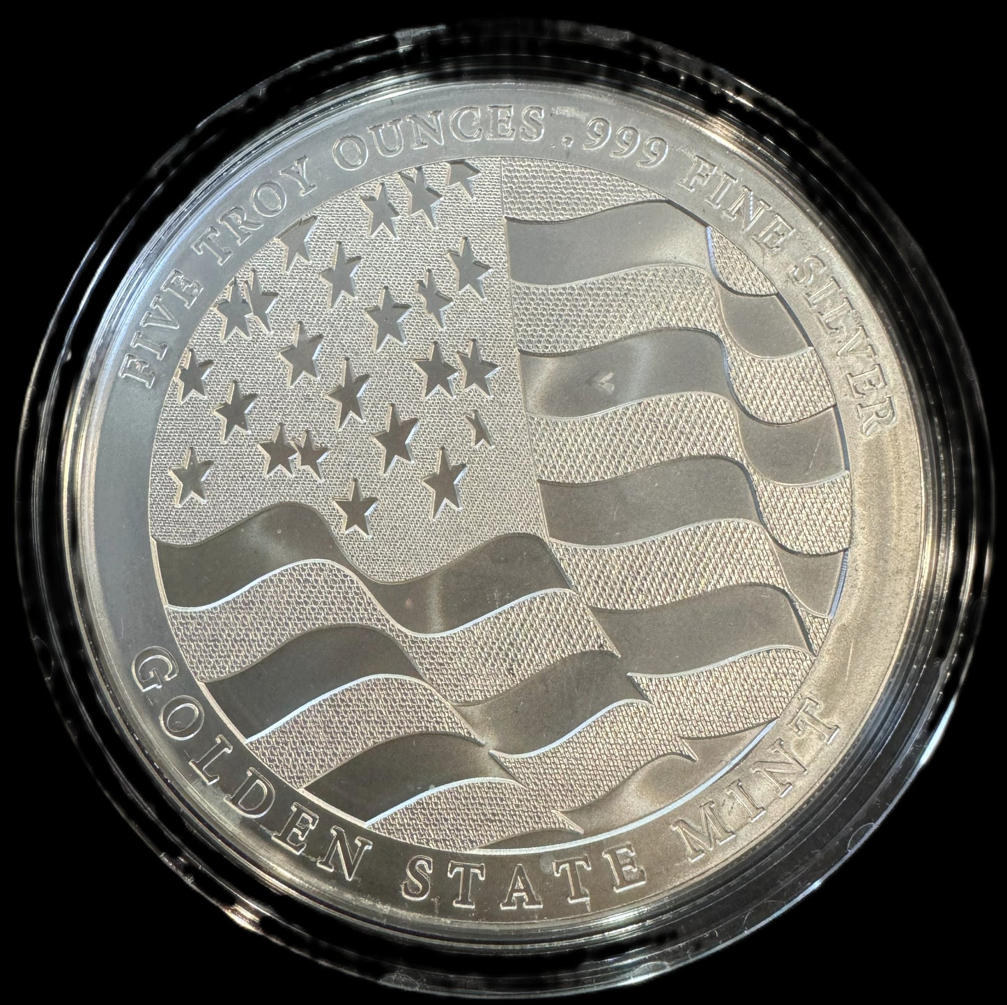 Double Eagle Strength Freedom Pride 5 oz .999 Silver Coin