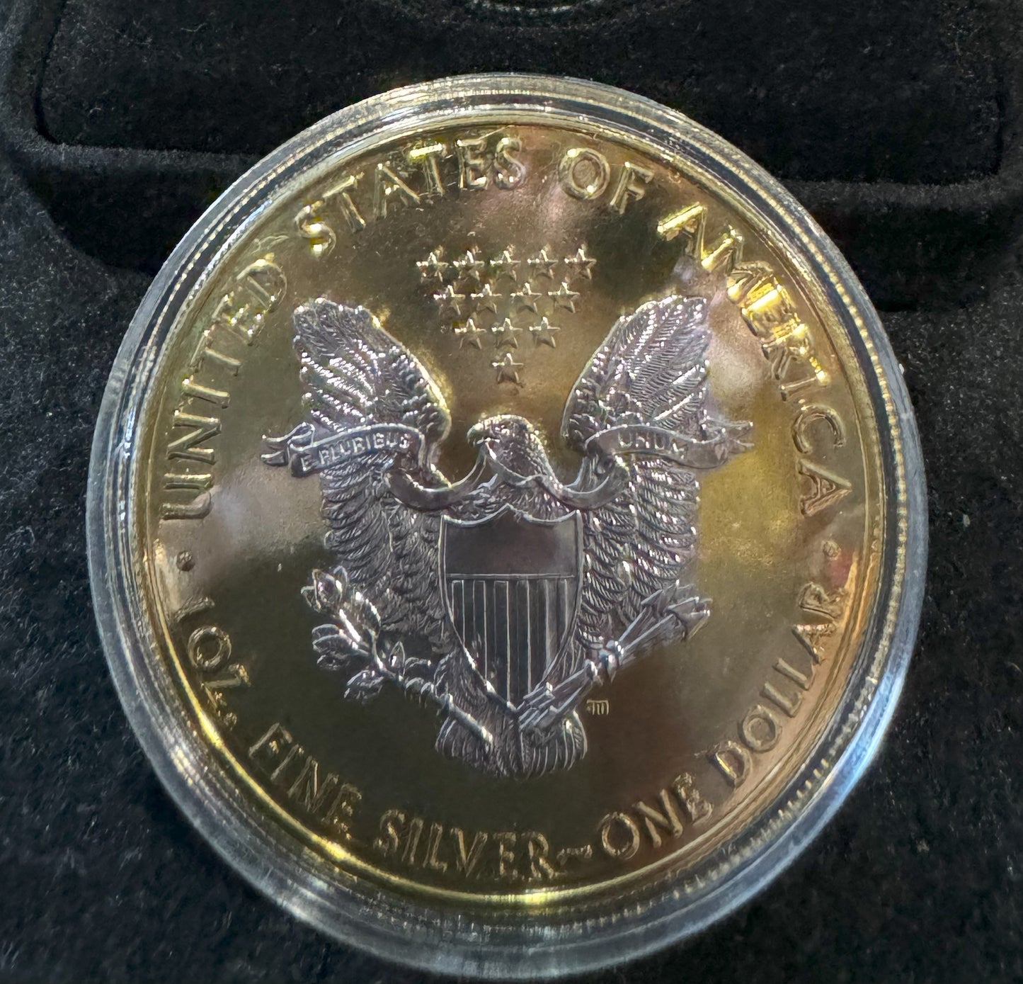 2019 American Eagle Lady Liberty 1oz .999 Silver Coin w/24k Gold Gilding