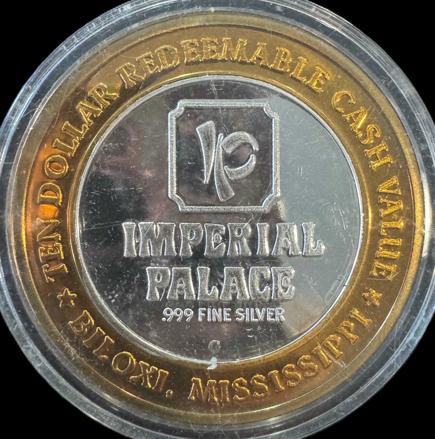 Gaming Token Las Vegas Imperial Palace Casino Silver Coin