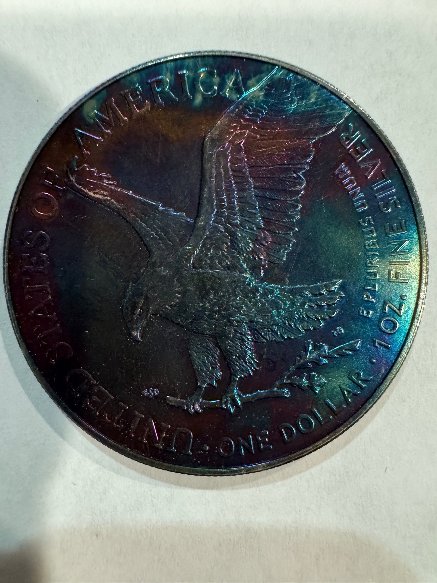 2024 American Eagle Lady Liberty Monster Toned 1oz .999 Silver Coin