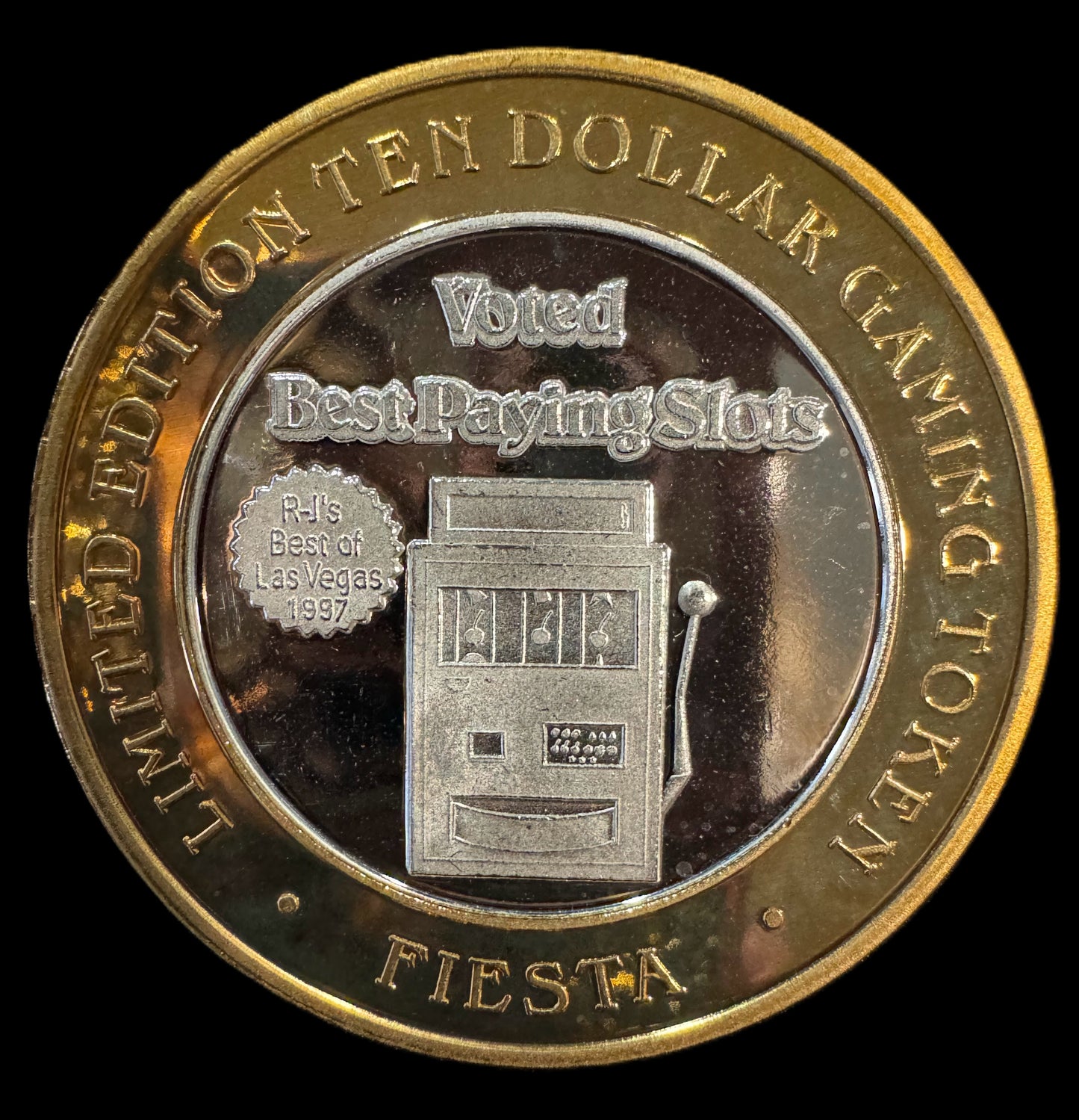Gaming Token Las Vegas Fiesta Casino Silver Coin