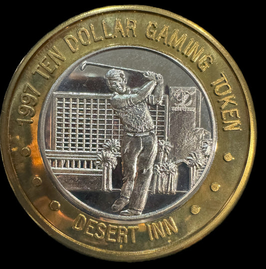 Gaming Token Las Vegas Desert Inn Casino Silver Coin