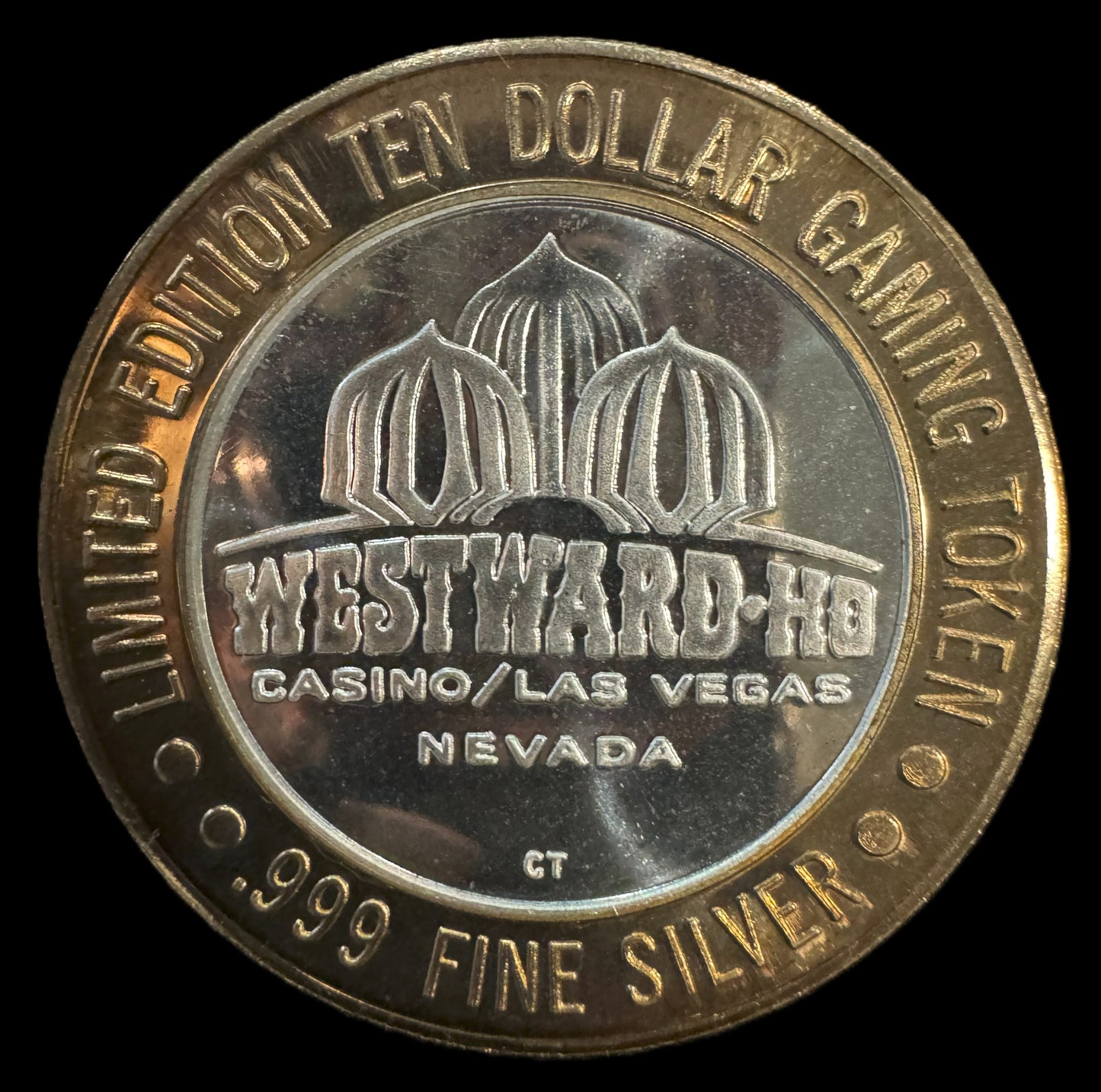 Gaming Token Las Vegas Westward Ho Casino Silver Coin