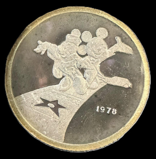 1989 Disney You Are My Star 2.83 grams .999 Silver Coin
