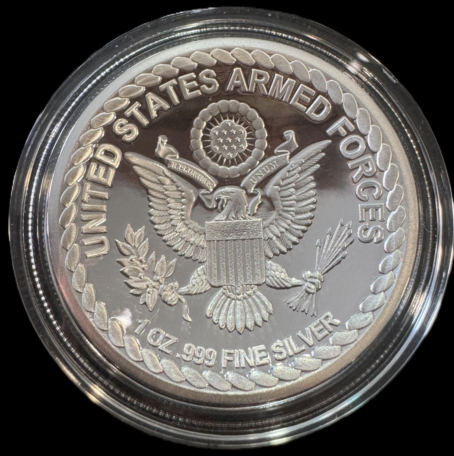 1775 US Army Curved Convex 1 oz .999 Silver Coin