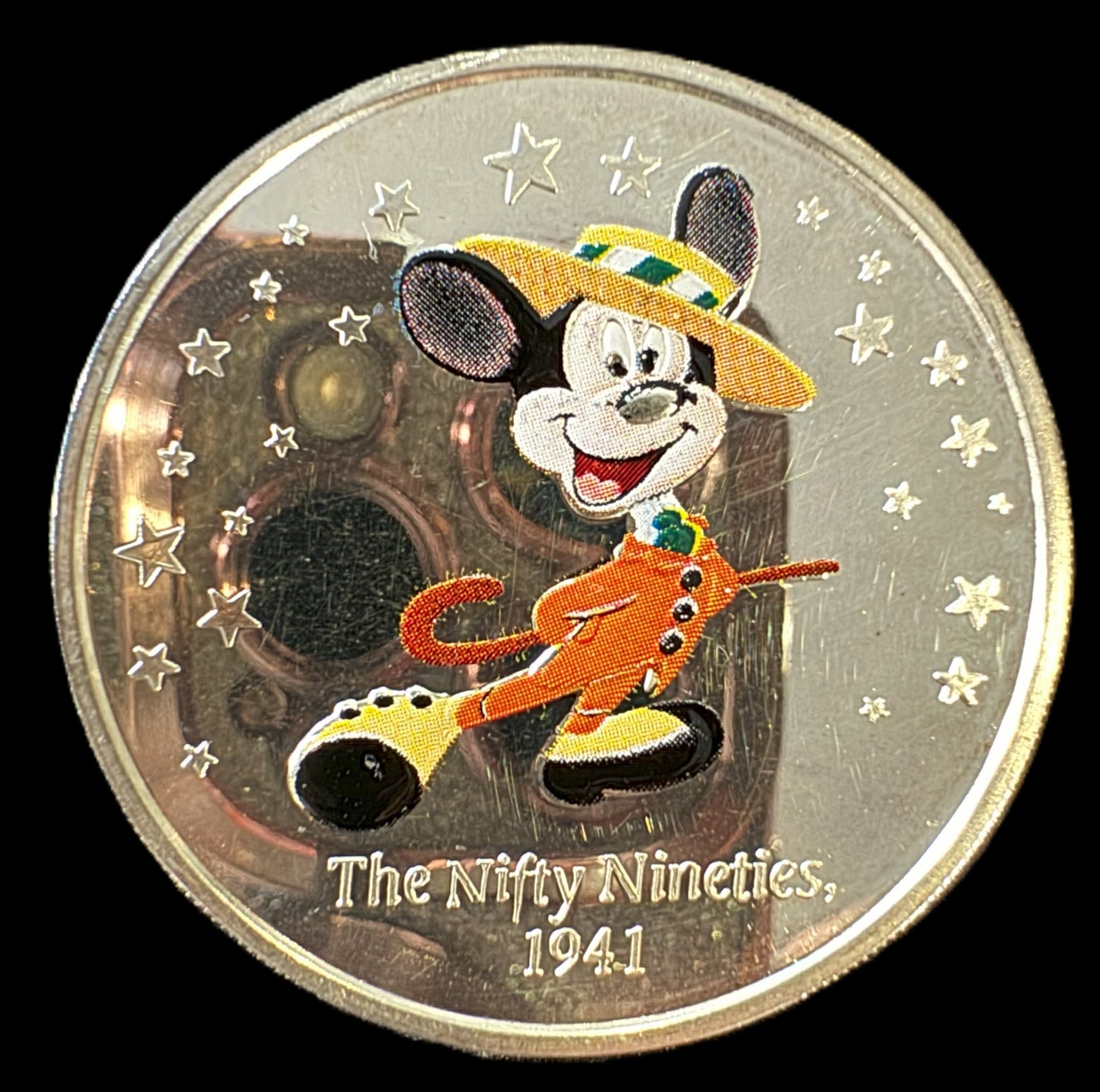 Disney 75 Years with Mickey Colorized 6 - 1 oz .999 Silver Coin #k418