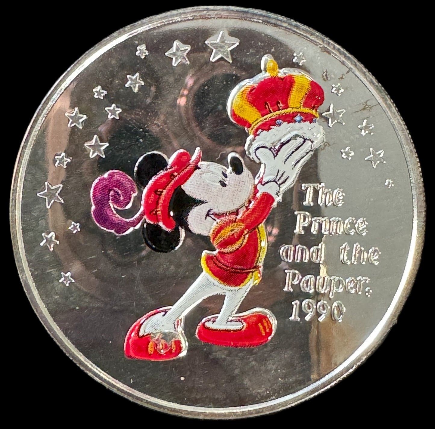 Disney 75 Years with Mickey Colorized 6 - 1 oz .999 Silver Coin #k418
