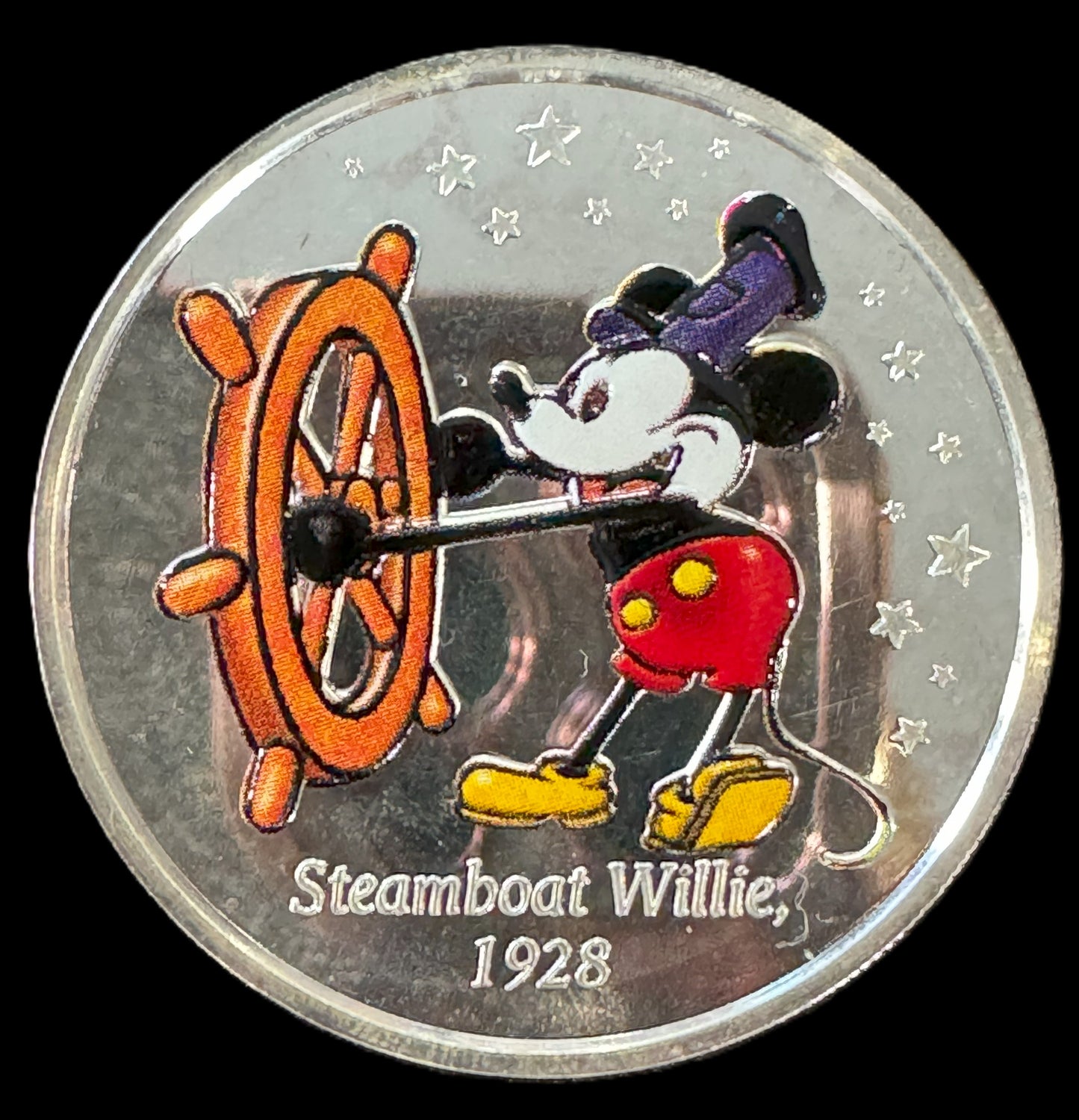 Disney 75 Years with Mickey Colorized 6 - 1 oz .999 Silver Coin #k418