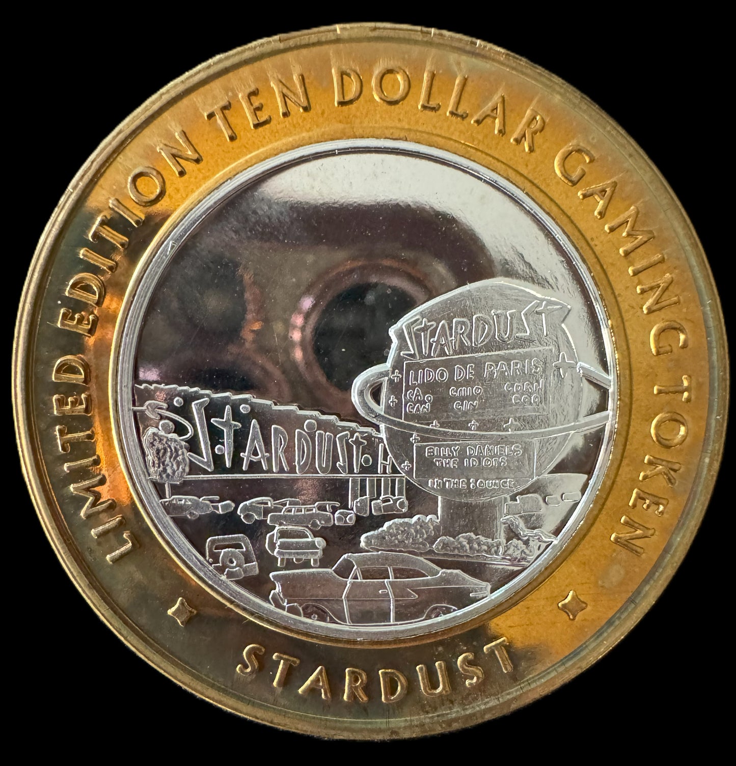 Gaming Token Las Vegas Stardust Casino Silver Coin