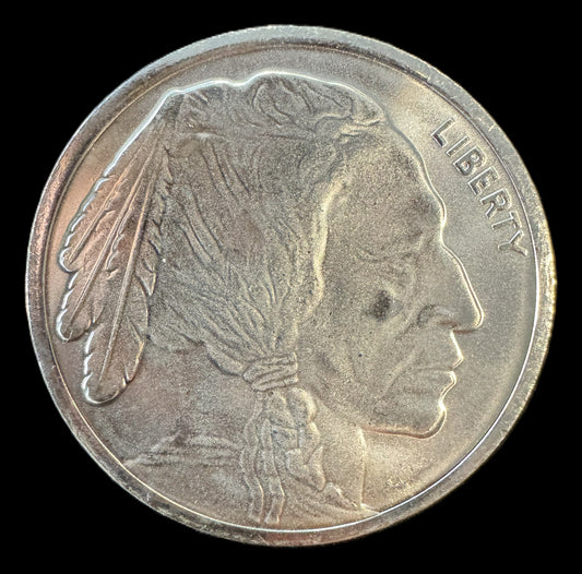 Indian Buffalo Nickel Sunshine Mint 1 oz .999 Silver Coin