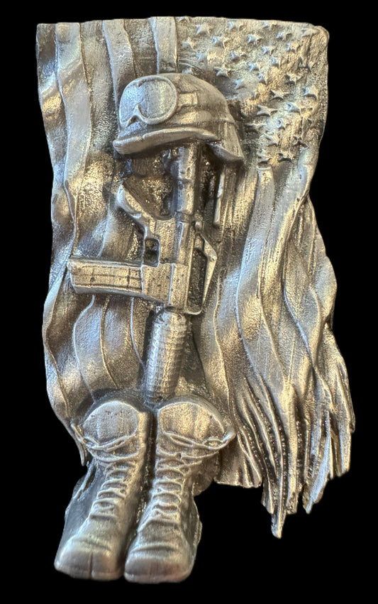2024 Fallen Soldier 1.85 oz .999 Silver