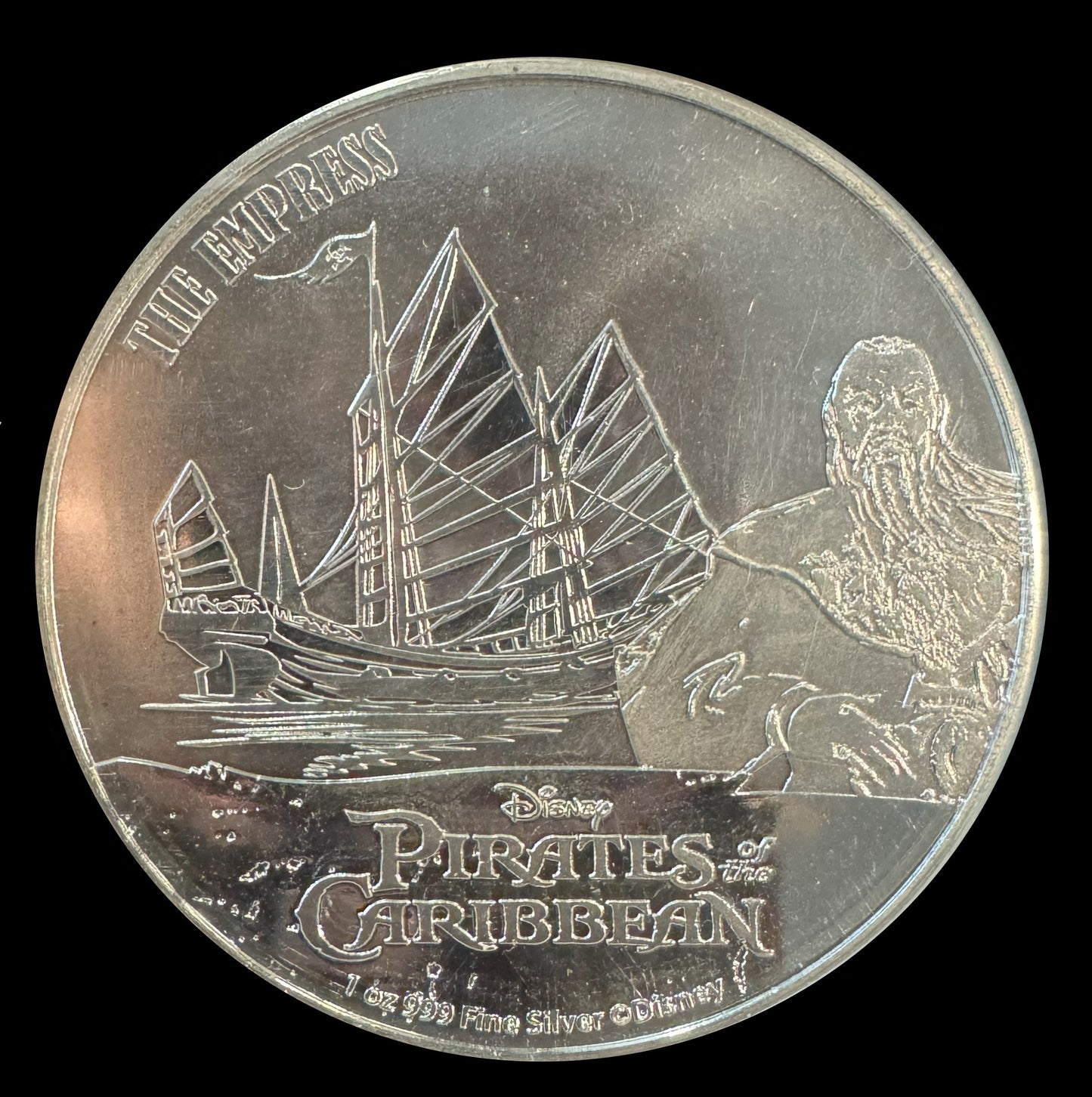2021 Disney Pirates of the Caribbean The Empress 1 oz .999 Silver Coin