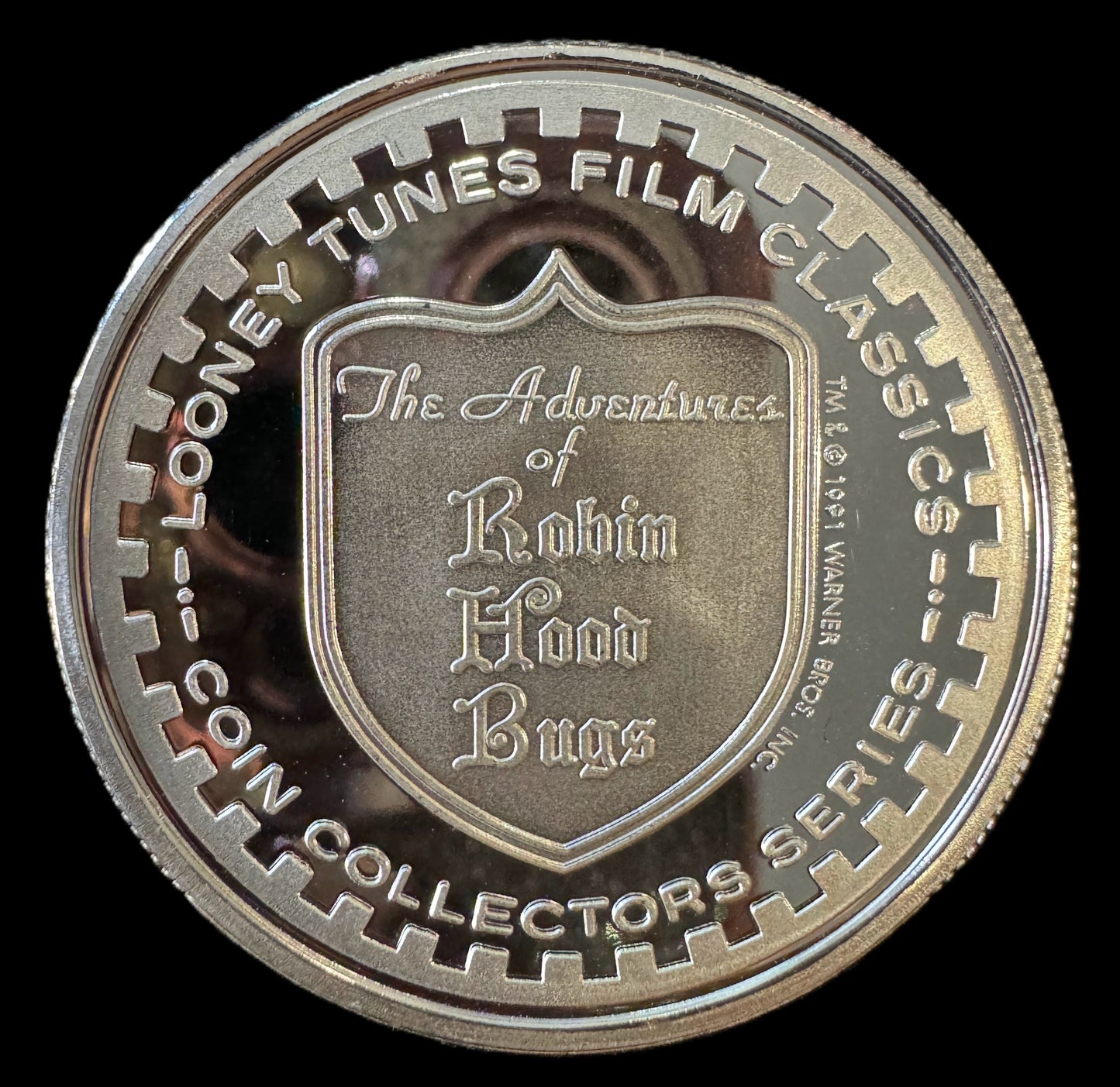 1991 Bugs Bunny Robin Hood Collector’s Edition 1oz .999 Silver Coin