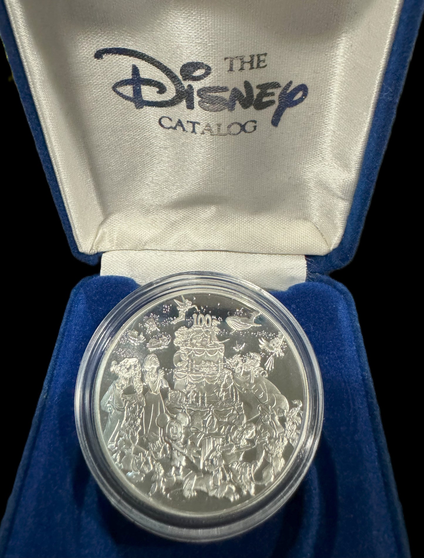 2001 Disney 100th Anniversary 1 oz .999 Silver Coin