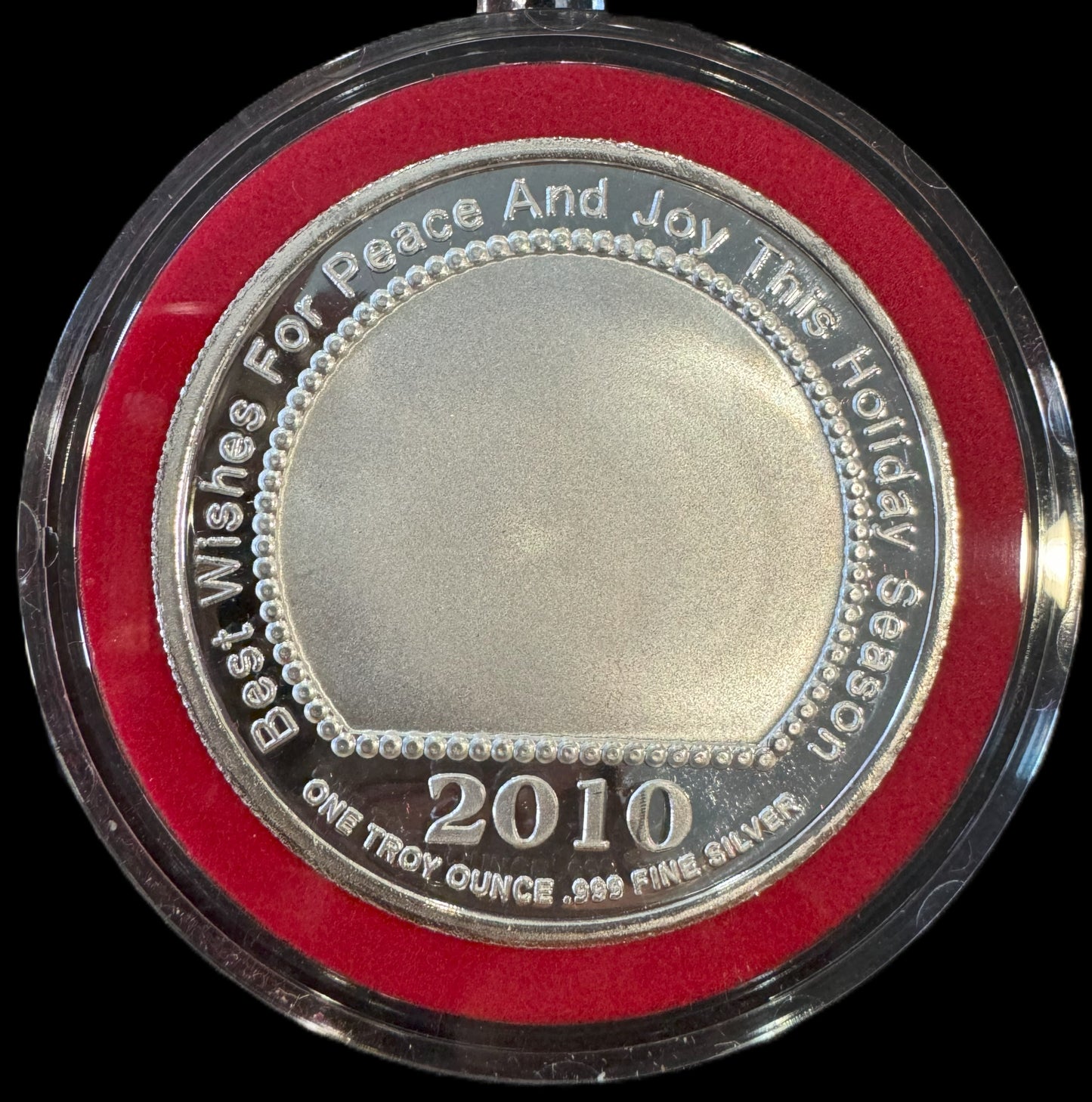 2010 Baby’s First Christmas 1 oz .999 Silver Coin