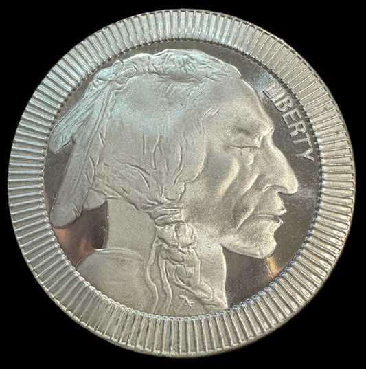 Buffalo-Indian Head 1 oz .999 Silver Coin