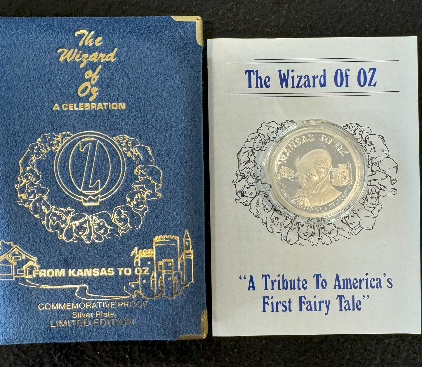 1989 Wizard of OZ - Wizard of Emerald City 1 oz Silver Coin