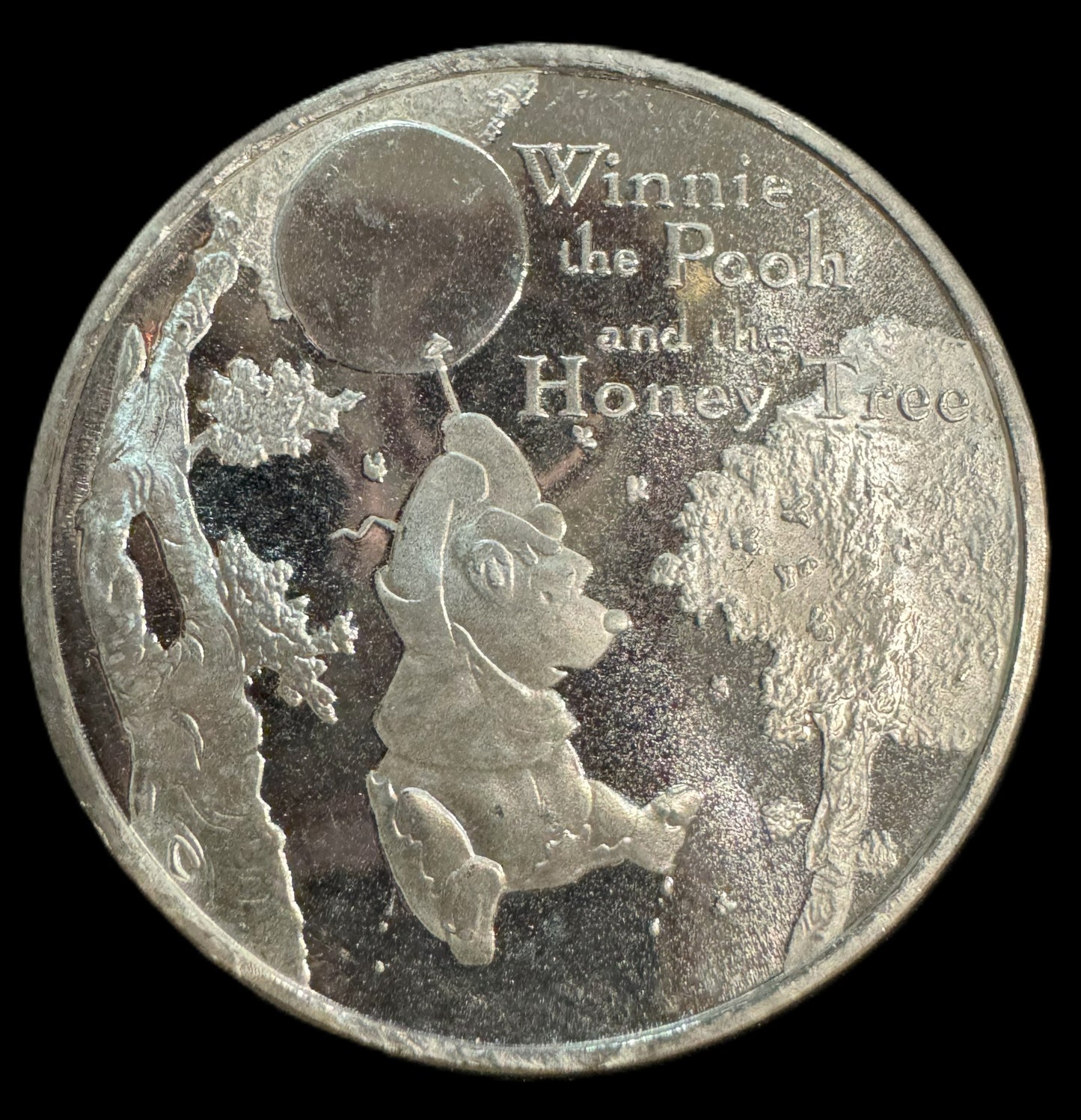 1996 Disney “Winnie The Pooh And The Honey Tree” 1 oz .999 Silver Coin