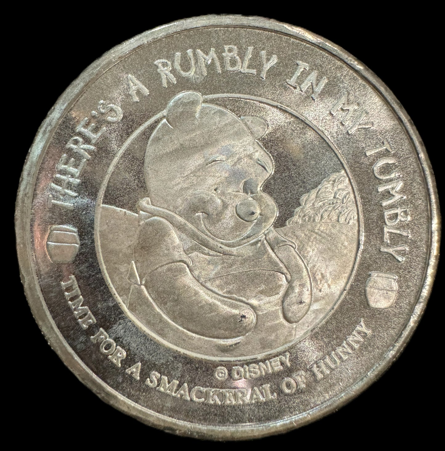 1996 Disney “Winnie The Pooh And The Honey Tree” 1 oz .999 Silver Coin
