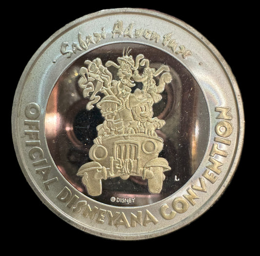 1999 Disneyana Convention Safari Adventure 1 oz .999 Silver Coin #321