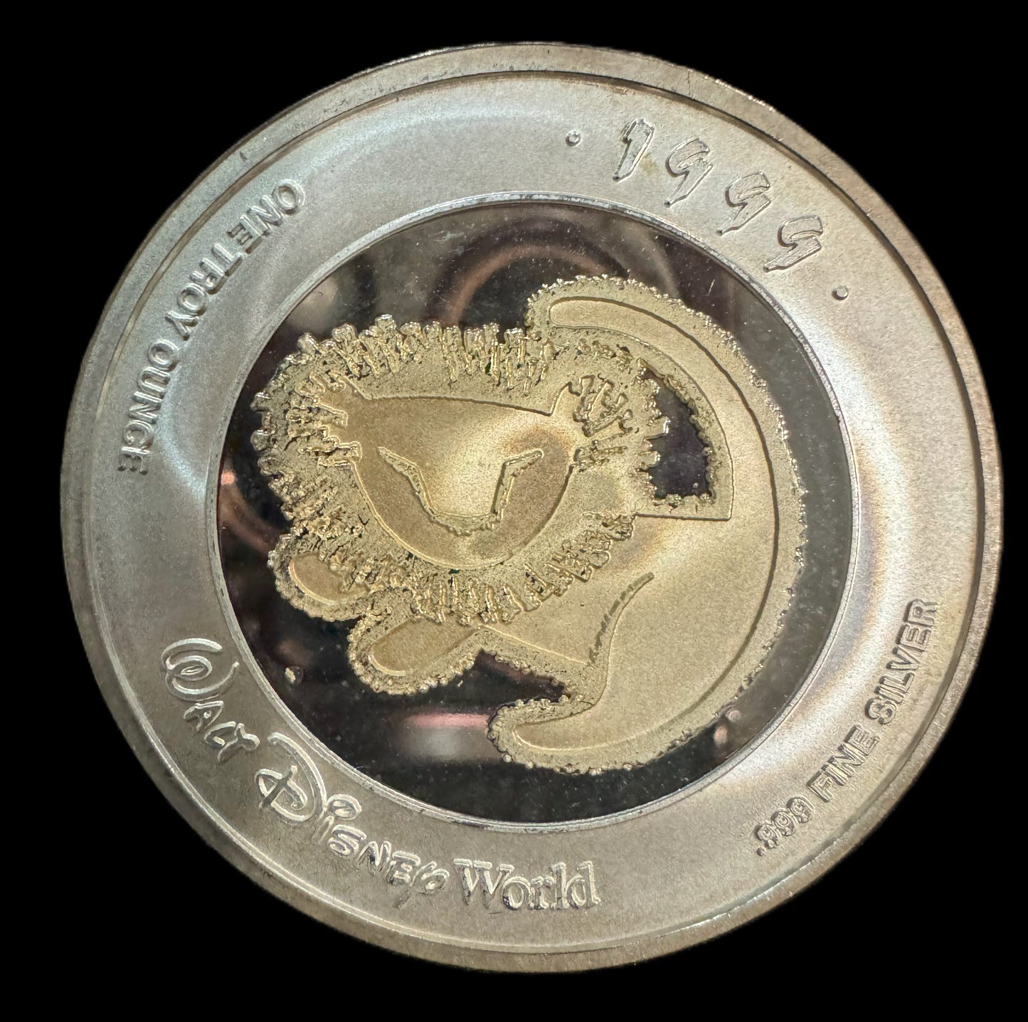 1999 Disneyana Convention Safari Adventure 1 oz .999 Silver Coin #321