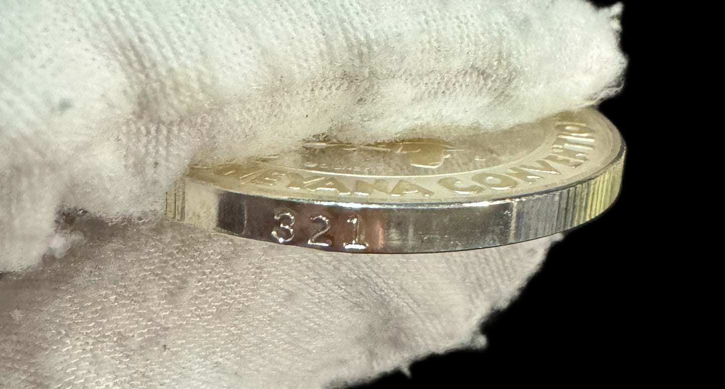 1999 Disneyana Convention Safari Adventure 1 oz .999 Silver Coin #321