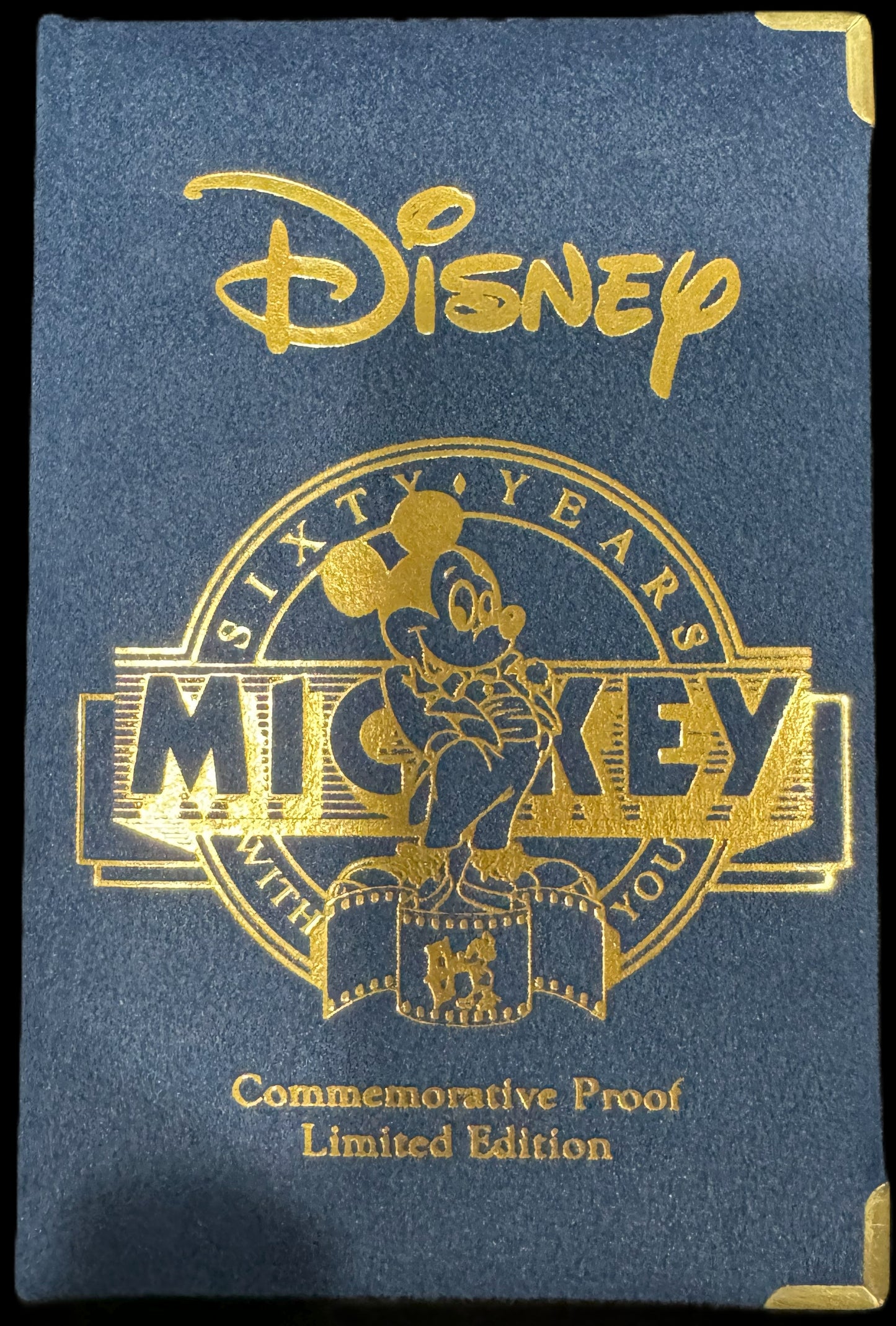 1988 Disney Mickey 60 Years With You Astronaut 1 oz .999 Silver Coin