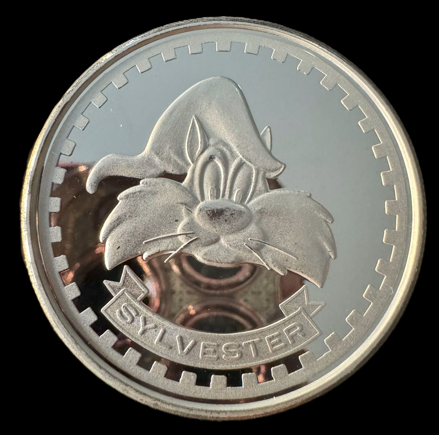 1991 Bugs Bunny Robin Hood Sylvester Collector’s Edition 1oz .999 Silver Coin