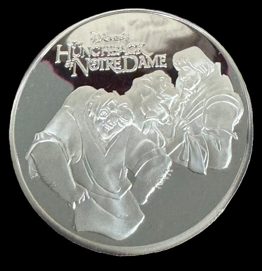 1996 Disney The Hunchback of Notre Dame 1 oz .999 Silver Coin