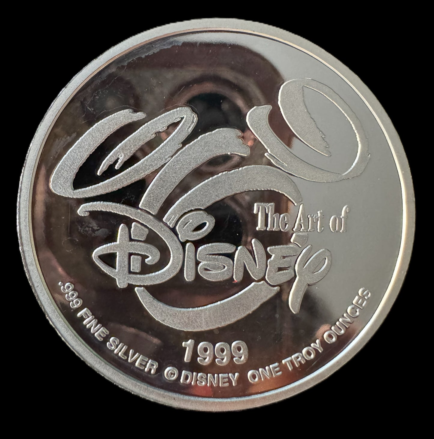 1999 Disney Villains 1 oz .999 Silver Coin