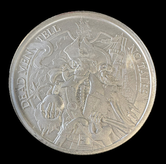 Dead Men Tell No Tales 1 oz .999 Silver Coin
