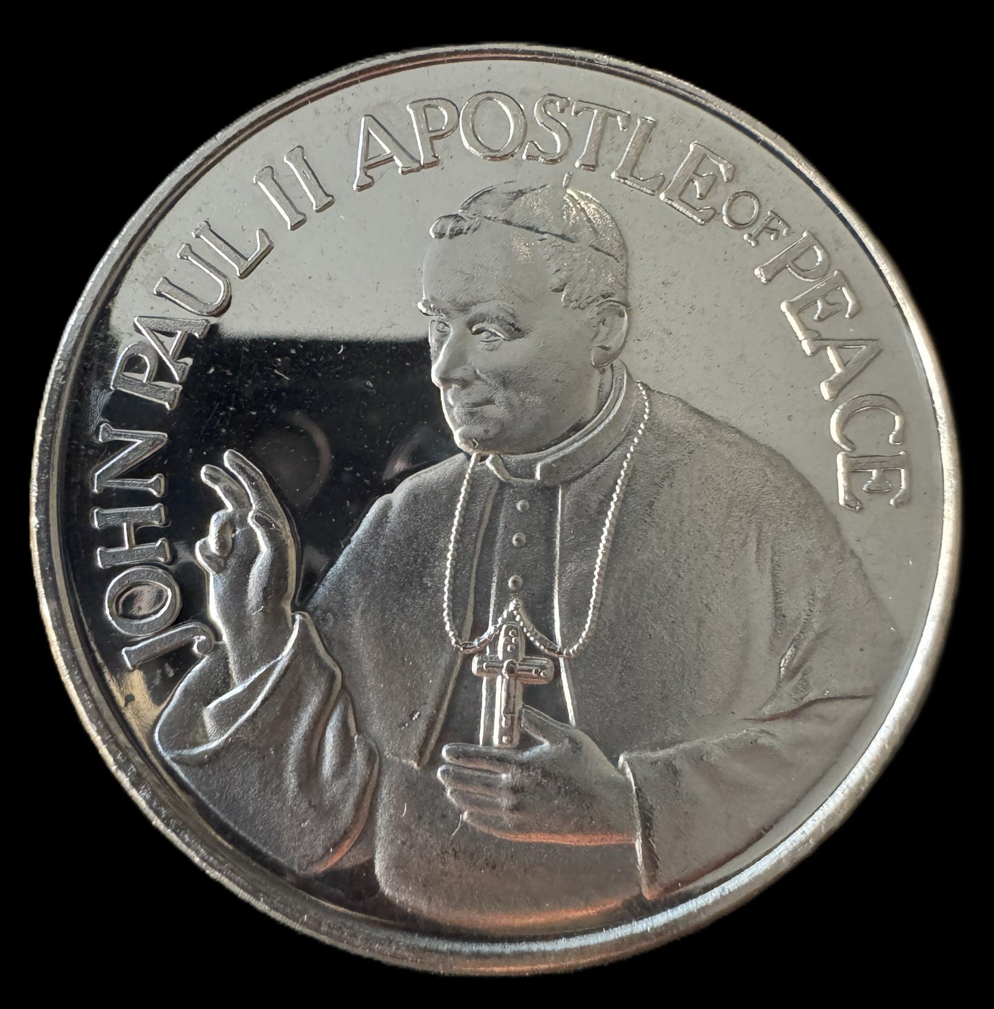 1987 Pope John Paul II 1 oz .999 Silver Coin