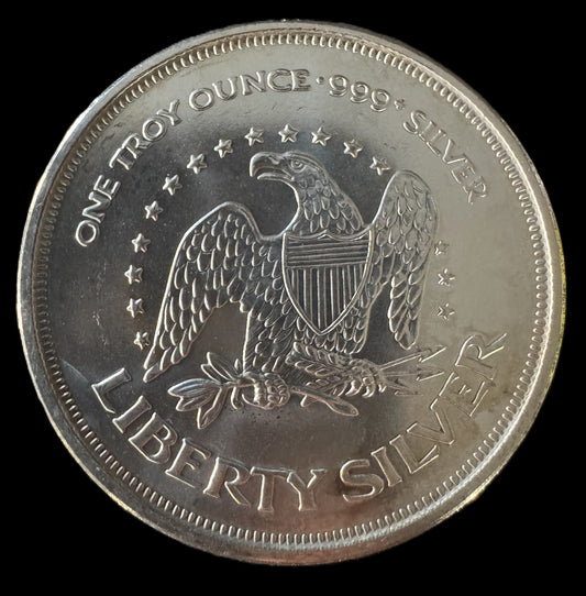 American Eagle Liberty Bell A-Mark 1oz .999 Silver Coin
