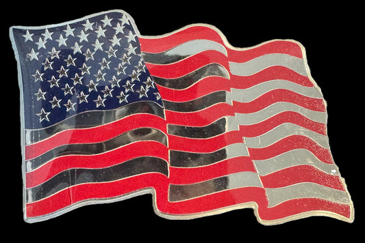 Colorized American Flag 1 oz .999 Silver Piece
