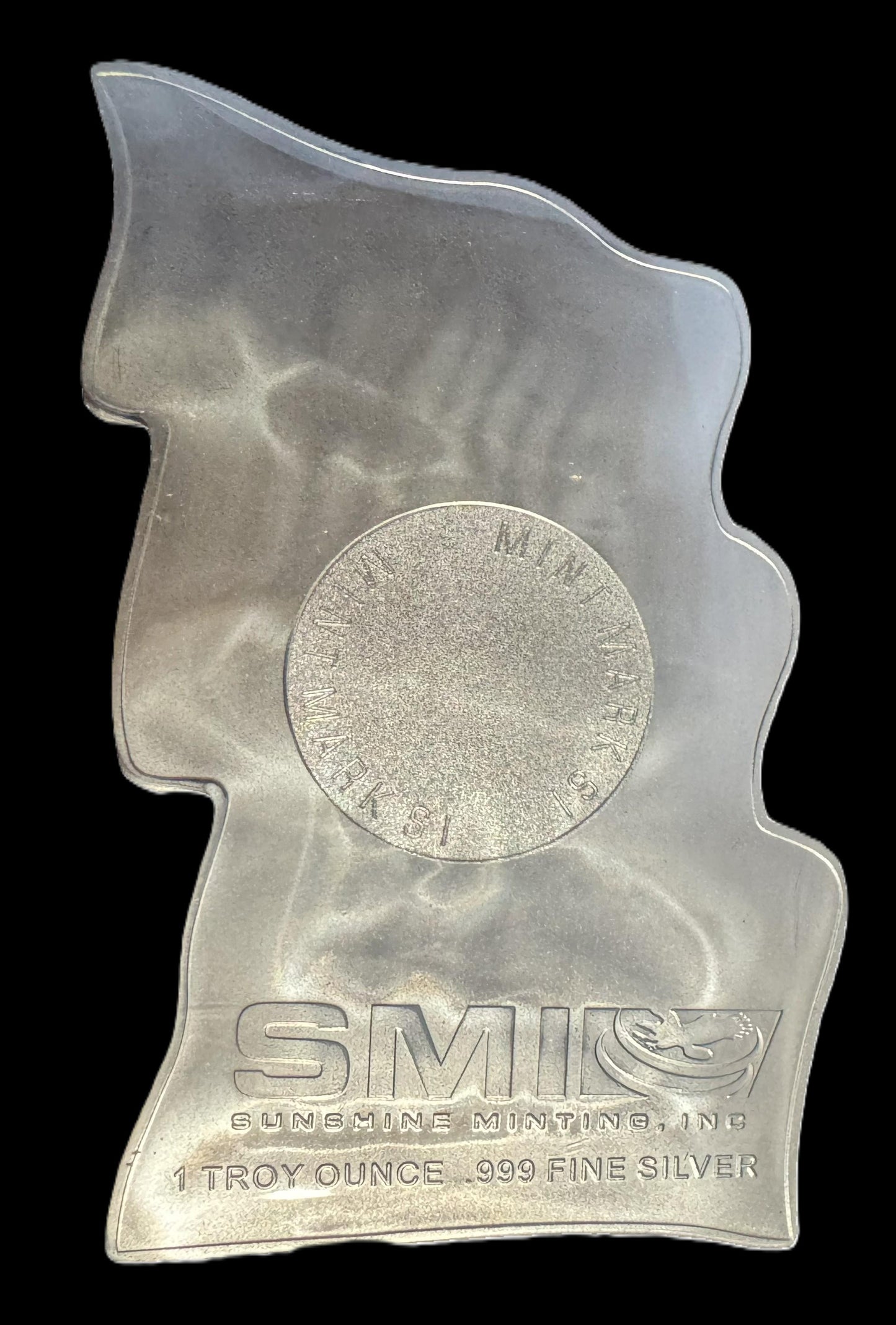 Colorized American Flag 1 oz .999 Silver Piece
