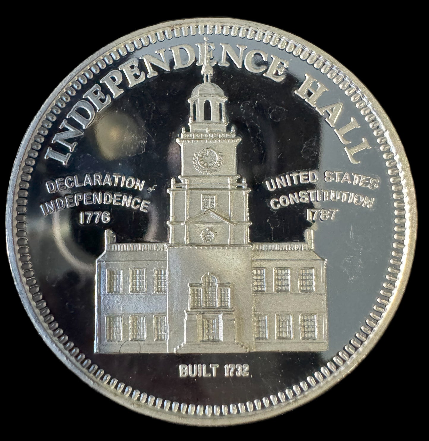 1987 200th Anniversary US Constitution 1 oz .999 Silver Coin